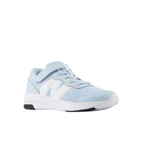 New Balance Kids DynaSoft 578 V1 Hook And Loop Running Shoe - Bright Sky/White