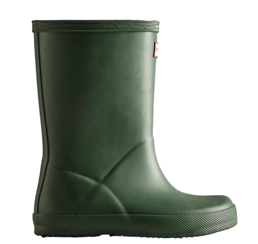 Kids First Classic Rain Boots- Hunter Green