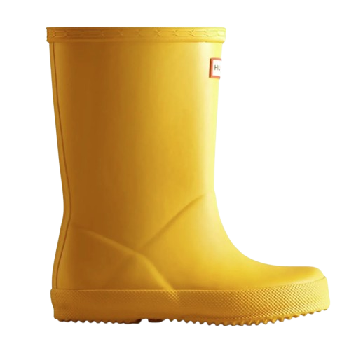 Kids First Classic Rain Boots- Yellow