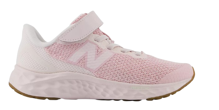 Fresh Foam Arishi v4 Bungee Lace with Top Strap - Pink Granite with Mid Century Pink