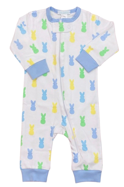 Lulu Bebe Boys Footless Pajamas - Bunnies