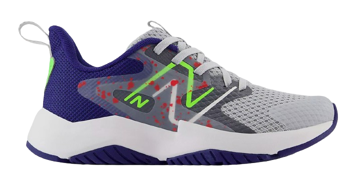 Rave Run v2 Lace -Granite with inkwell and pixel green