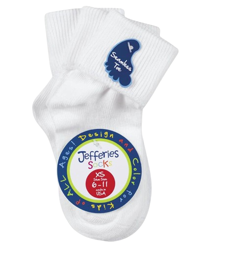 Jefferies Socks Smooth Toe Turn Cuff Socks 3 Pair Pack