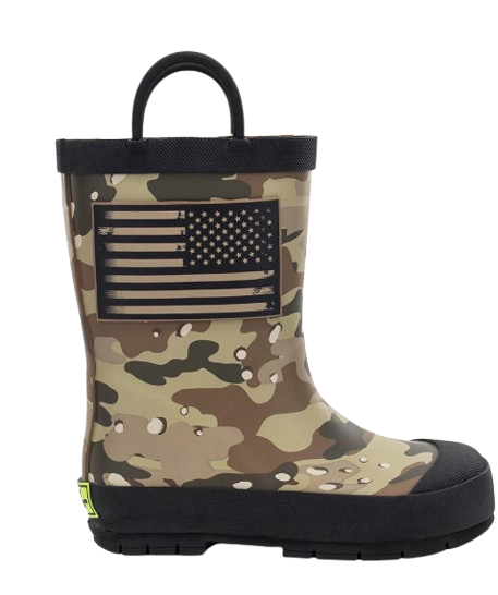 Kids Frontier Flag Camo Rain Boot - Camo