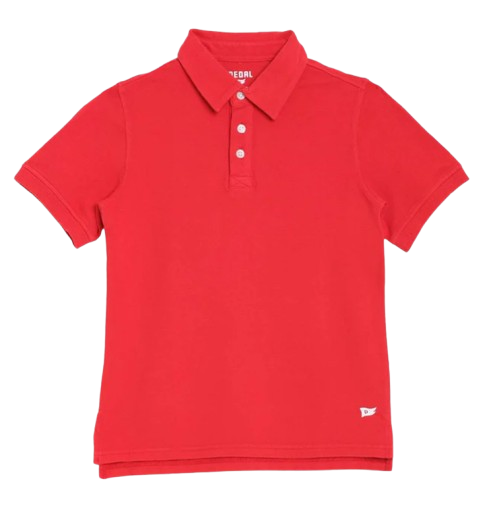 Solid Polo Shirt - Red