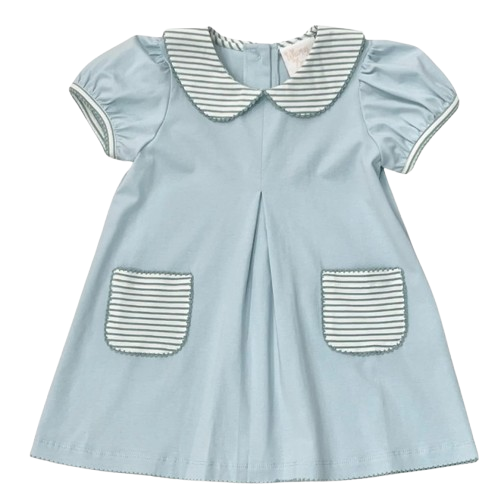 Stinson Stripe Pleat Dress