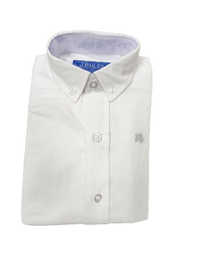 Boys Roscoe Button Down Shirt Long Sleeve White