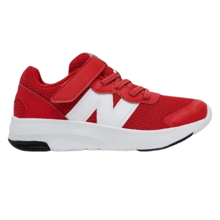 New Balance Kids DynaSoft 578 V1 Hook And Loop Running Shoe -Red/White