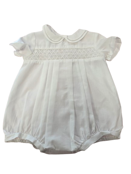 White Romper with Hat