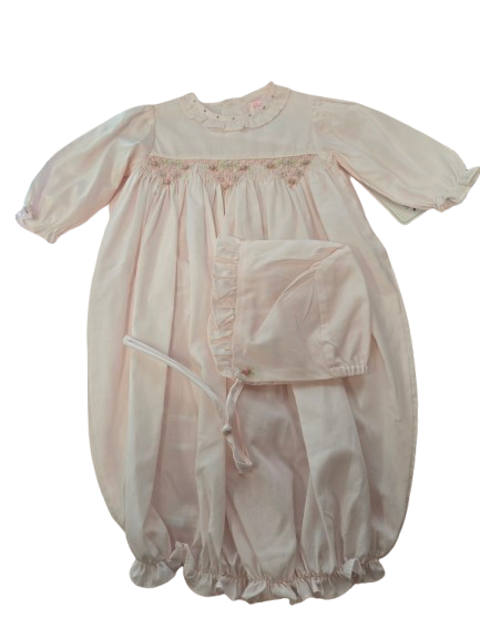 Smocked Bag, Pink