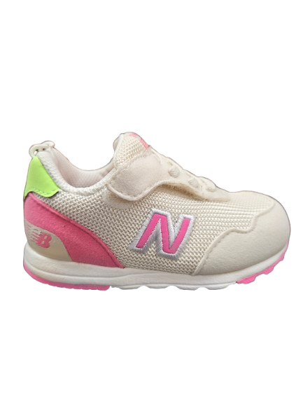 515 NEW-B HOOK & LOOP - White/Pink