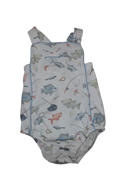 Fishing Day Printed Bubble with Pockets
