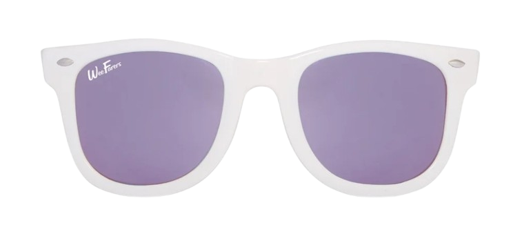 Polarized WeeFarers White w/Purple