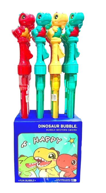 Assorted Dinosaur Bubble Wands