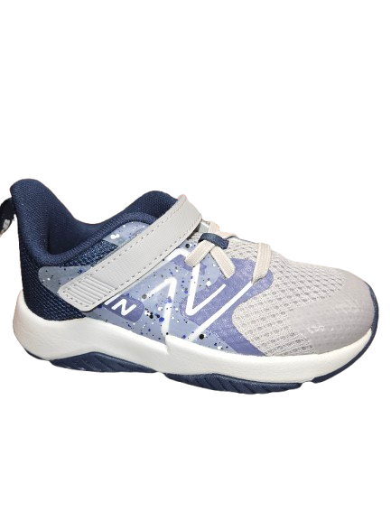 Rave Run v2 Bungee Lace with Top Strap-NB Navy with Grey