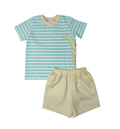 Zoo Parade Applique Short Set