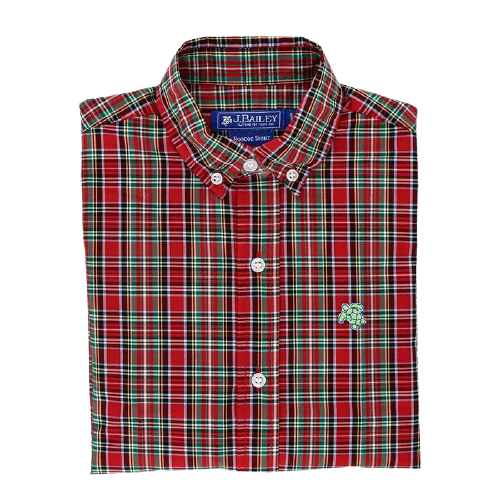 Roscoe Button Down Shirt- Tartan Plaid
