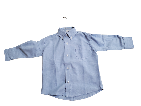Blue Long Sleeve Oxford Shirt
