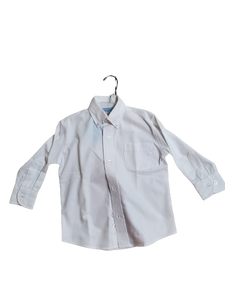 White Long Sleeve Oxford Shirt