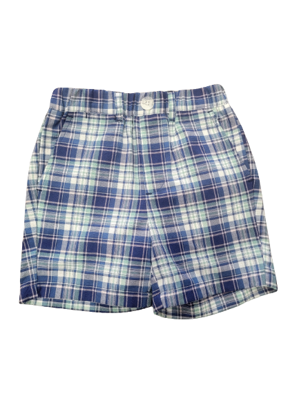 Plaid Shorts - Blue
