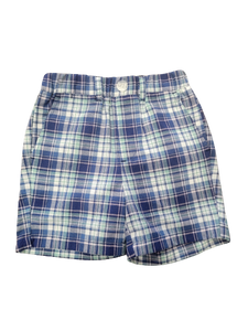 Plaid Shorts - Blue