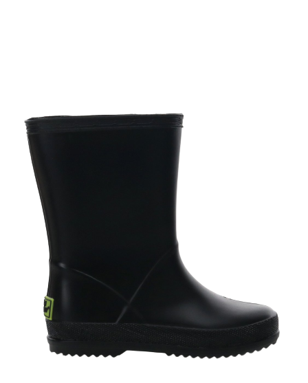 Kids PVC Task Rain Boot - Black