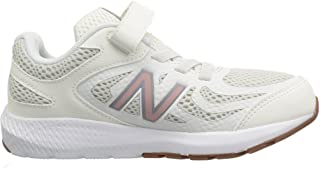 Girls Velcro 519 Running Shoe (Infant/Toddler) White/Pink