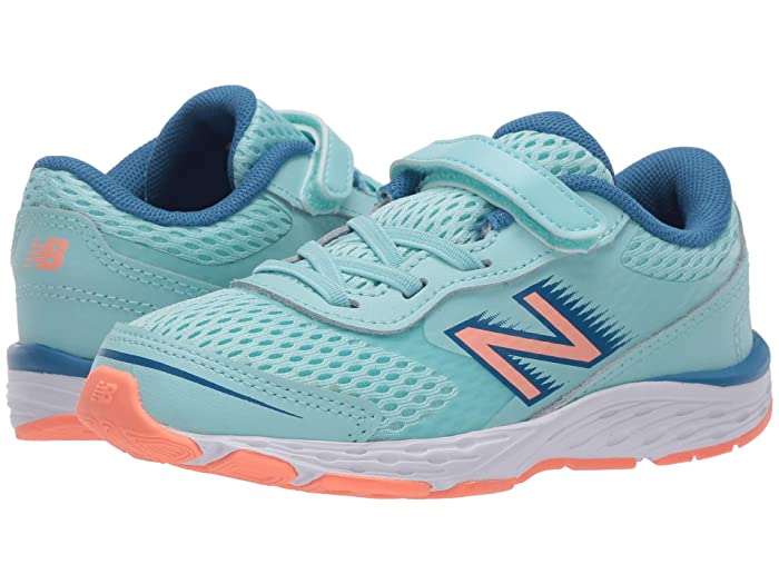Girls Velcro 680 Running Shoe (Infant/Toddler) Bail Blue/Mako Blue
