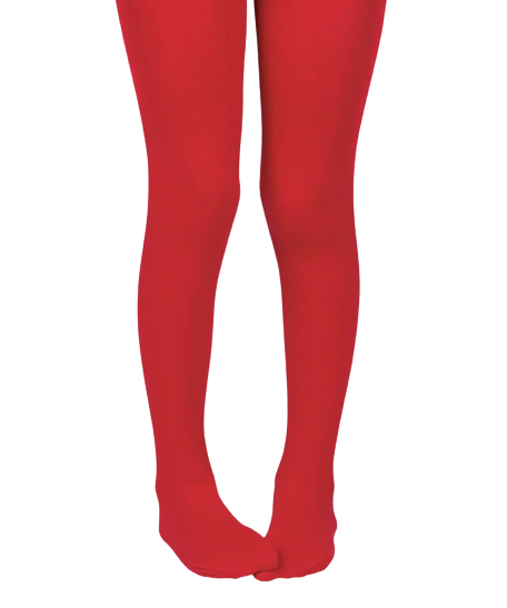 Jefferies Socks Smooth Microfiber Tights - Red