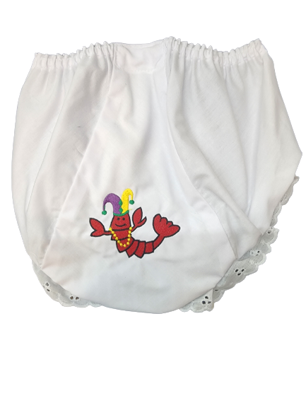 Monogrammed Mardi Gras Bloomers (7 designs to choose from)