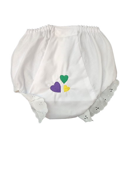 Monogrammed Mardi Gras Bloomers (7 designs to choose from)
