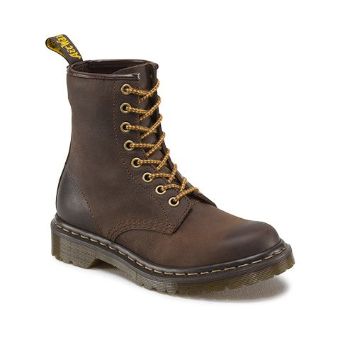 1460 Women's Leather Lace Up Boots by Doc Martens Brown