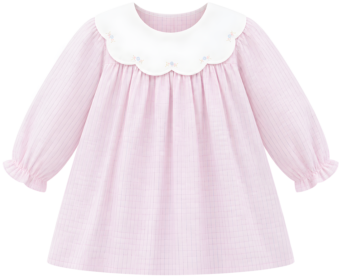 Petit Ami Pink Smocked Dress