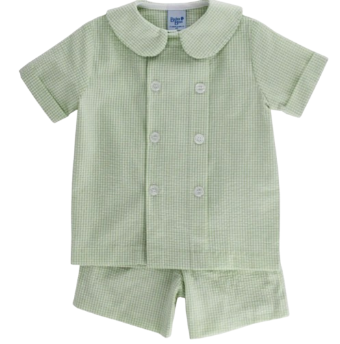 Grass Seersucker - Dressy Short Set *