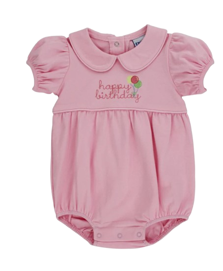 Happy Birthday - Girls Knit Bubble
