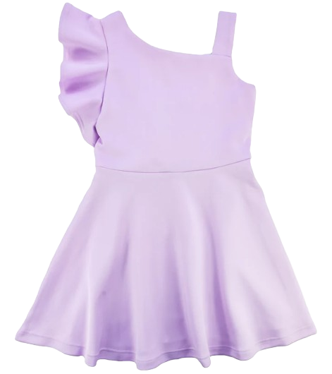 Scuba Knit Dress With Flutter Sleeve 10