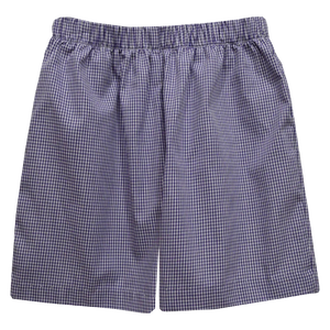 Purple Gingham Pull on Shorts