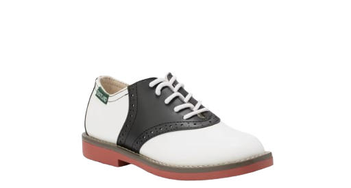 Sadie Saddle Oxford White and Black