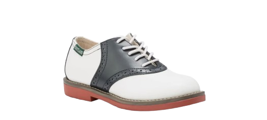 Sadie Saddle Oxford White and Navy