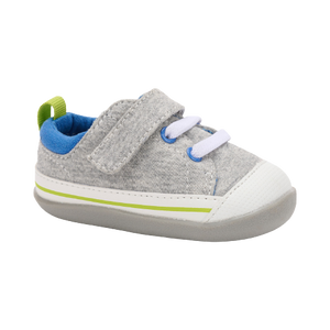 Stevie II Grey Jersey/Lime Canvas (Infant)