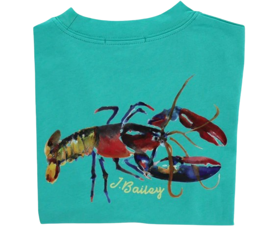 Logo Tee - Lobster on Jewel