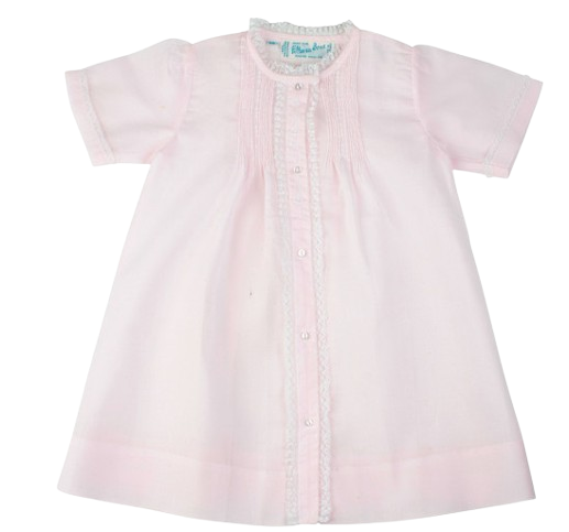 Girls Lace Folded Daygown - Pink*