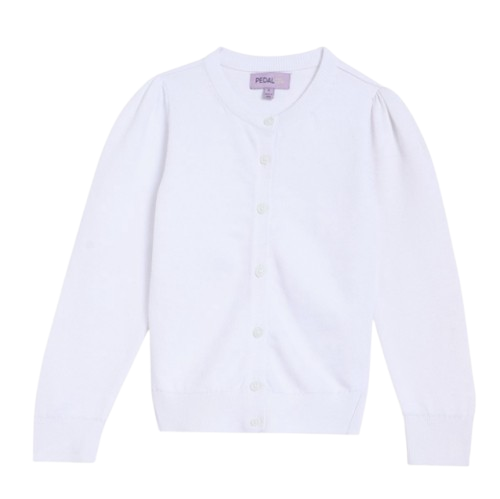 Cardigan Sweater White