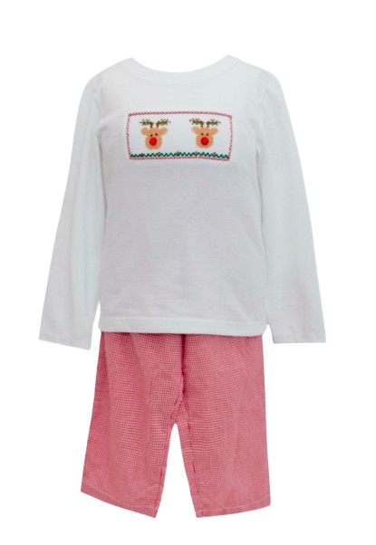 Rudolph Smock Long Sleeve Pant Set