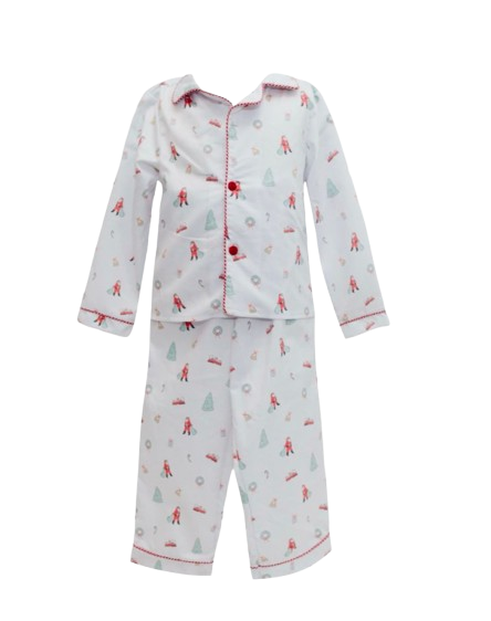 Cheery Christmas Button PJ Set