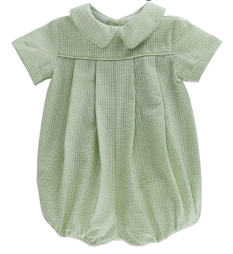 Grass Seersucker - Dressy Bubble Short*