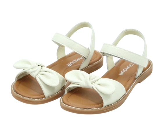 Pamela Knotted Bow Sandal Bone