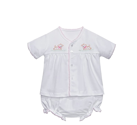 Brennan Girl Diaper Set-Dogs