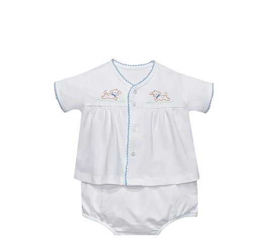 Brennan Boys Diaper Set-Dogs