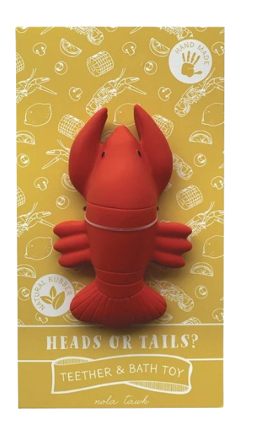 Teether & Bath Toy: Heads or Tails?